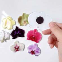 可爱兰花亚克力冰箱贴，展示板磁性贴纸 - C - 查看 3