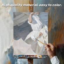 3pcs Small Painting Canvas Panels, Square Blank Flat Canvas Boards, White Suitable For Acrylic Painting, Drawing - Multicolor - View 7