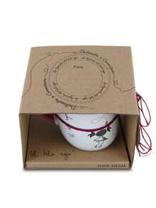Pepita Viajera Pack 2 Tazas Porcelana Beige Inspiradas en la Leyenda del Hilo Rojo - Diseño Elegante y Funcional, 380 ml Cada Taza - Regalo Ideal para Familia y Amigos, Celebra Lazos Especiales con un Toque de Tradición Japonesa, Calidad Superior para Uso Diario, Conecta con Significado en Cada Sorbo - Beis - Ver 6