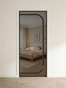 U-Shaped Zipper Window Screen, Specially Designed To Keep Cats And Dogs Out, With Automatic Zipper Mesh Door, Mosquito Proof - Mosquito - View 9