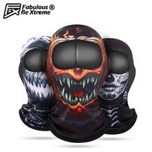 Fabulous Be Xtreme CS25-WS 时尚骷髅印花骑行头套，适合日常骑行使用 - 彩色 - 查看 1