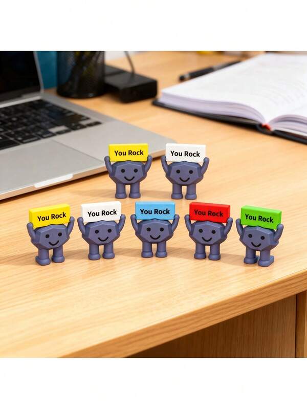 15/30Pcs Mini Rubber Stone,Positive Gifts Mini Motivational Stones Decorations And Encouragement Birthday Motivational Gifts For Colleague Staff Teacher