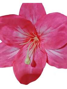 1pc 13cm Large Fabric Artificial Flower Hair Clip, Bohemian Style Side Bangs Hairpin, Beach Vacation & Daily Wear Accessory - Multicolor - View 23