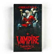 "The Vampire Tarot Deck: Elegant 78-Card Art Nouveau Tarot Deck,Unique And Retro Gothic Art Visuals,With Pdf-Guidebook. " - Black - View 6