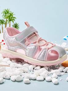 Kids' Casual Sports Sandals, Lightweight & Fashionable Children's Outdoor Sandals, Girls & Boys - Baby Pink - View 4