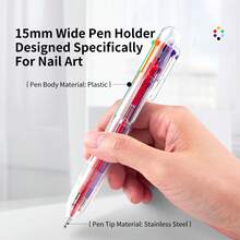 2pcs Nail Art Dotting Pen Nail Care Tools - Multicolor - View 9