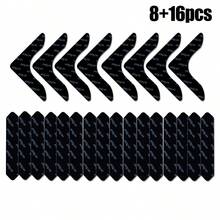 Reusable-No Skid-Washable Rug Pad Grippers For Area Rugs Anti-Slip Pads, Rug Gripper For Hardwood Floors And Tile With Double-Sided, Self Adhesive Rug Tape To Keep Rugs Flat - Black - View 11