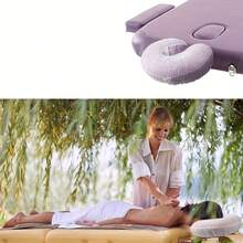 50 Stücke/Packung Einweg-Vlies U-förmige Massagegesichtspolster-Bezüge, geeignet für professionelle Massagebetten und Spa-Stühle, dehnbare Universalgröße, weiß - Verschiedenfarbig - Übersicht 3