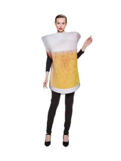 Oktoberfest Beer Mug Cosplay Jumpsuit, Halloween, Carnival, Christmas Party, Pub Fancy Dress Costume