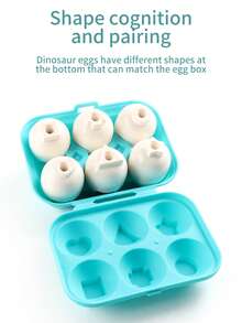 6-Piece Smart Egg Toys, Educational Shape Sorting Matching Set, Press To Sound, Early Learning Cognitive Development Toy For Toddler, Hand-Eye Coordination, Educational Toys, Easter Egg Toys For Infant Boys Girls (Some Accessories Colors Are Randomly Shippe) - Multicolor - View 6