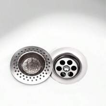Sink Filter - Bathtub Hair Catcher - Kitchen Sink Hair Catcher - Stainless Steel Kitchen Sink Food Waste Catcher - Bathroom And Kitchen Accessories - Round - View 11