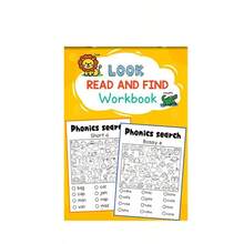 32 Pages English Alphabet Phonics Coloring & Word Search Workbook, Fun Phonics Word Practice | Suitable For Children 3+ Years Old, Interesting English Word Search Book For Home Or School Use, Vivid Illustrations, Educational Writing And Spelling Activity Book - Multicolor - View 10