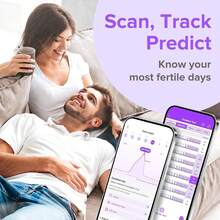 Easy@Home Premom Quantitative Ovulation Test Strips, 20 LH Test, Ovulation Predictor Kit With Smart Digital Ovulation Reader APP, Numerical Ovulation Tests - 20 LH Tests - View 8