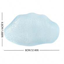 1 pieza Bola de ejercicio manual de silicona, entrenador de fuerza de agarre manual, ejercicio de resistencia para dedos y alivio del estrés - Multicolor - Ver 3