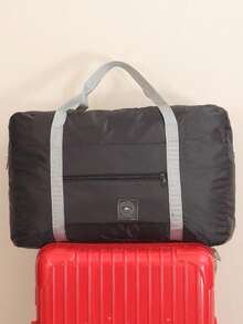 Large Capacity Travel Duffel Bag, Waterproof Foldable Weekender Bag, Carry On Luggage Bag For Women, Pink - Multicolor - View 10