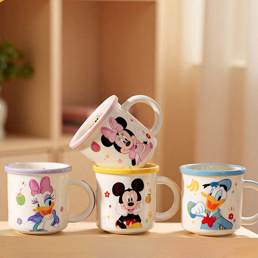 Disney Stitch Ceramic Mug With Measurement Scale, Suitable For Women Office Coffee/Tea Cup - Multicolor - View 1