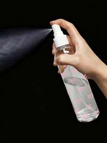 1個粉紅色心形噴霧瓶 - 可重複使用便攜式噴霧瓶，適用於精油、香水和護膚液體，適用於美髮沙龍、廚房、浴室、花園，適用於旅行和商務，母親節禮物，春季裝飾，旅行必需品（圖案隨機切割） - 彩色 - 查看 5