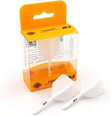 Premium 2BA Metal Dart Shafts Anti-Loose & Impact Resistant Design - All White-fcsak-58ys - View 6