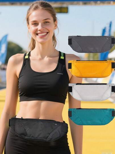 可调节肩带腰包，防水运动腰包，防回弹腰袋，男女通用户外运动旅行休闲跑步徒步骑行必备配件