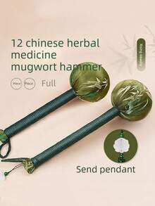 1pc 2026 Moxa Hammer, Health-Preserving Massage, Pounding, Back Tapping Tool, Tapping Eight Deficiencies, Moxibustion Shoulder, Neck, Spine Relaxation Massager, Massage Pounding Tapping, Shoulder Back Tapping Eight Deficiencies Moxibustion Hammer, Health-Preserving Moxa Hammer, Massage Pounding Hammer, Handmade Moxa Hammer, Mother's Day Gift, Valentine's Day Gift, Women's Day Gift - Multicolor - View 3