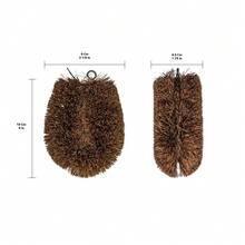EKOSECRET Premium Coconut Fiber Brush, Cleaning Brush With Hanging Ring For Cleaning Pots And Pans, Dishes, And Other Kitchenware; A Natural Detergent. Cleans Effectively And Is Durable. - B-Dark Brown - View 9