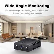 Mini WiFi Hidden Camera, Nanny Cam Smart Home Pet Dog Baby Monitor 1080P Remote Portable Mobile App Camera Indoor Outdoor - Multicolor - View 5