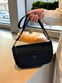 Large Capacity Women's Shoulder Bag Fashionable Crossbody Bag Compact Square Wallet Modern Women's Handbag Stylish Casual Waist Bag Fabric Tote Bag - Multicolor - View 9