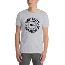 Animator T-Shirt |   Sorry I'm Late, Digital Creatives GiftMinimalist Style  Sweatshirt Graphic Tees, Vintage Clothes, Streetwear, Going Out Tops, Summer Tops, Spring Outfits, Funny Shirts, Matching Couple Outfits, Matching Outfits Vacation, Figure Print Casual, Street Fashion, Versatile - 黑色 - 查看 7