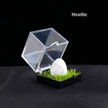 1 pieza Huevo de cristal de cuarzo natural - Espécimen mineral de curación Reiki, adecuado para decoración del hogar/oficina y regalo espiritual de Pascua - Marca de la mina de huevos - Ver 11