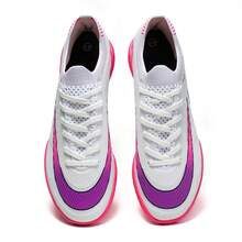 Men's Football Shoes, Women's Indoor Football Shoes, Wide Baseball Grass Shoes, Adult Youth Rugby Shoes, Football Boots - Hot Pink - View 2