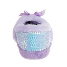 Disney Frozen Anna And Elsa Slippers For Girls Dual Size Cozy Comfort Slip On House Shoes (Toddler Sizes 5-10 / Little Kid Sizes 11-12) - Purple - View 5