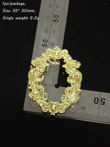 High Quality Lace Shaped Photo Frame Carving Baroque Diy Handmade Cream Glue Valley Beauty Shooting Doll House Props - Multicolor - View 23