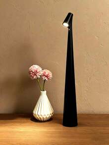 1pc Rechargeable Wireless LED Desk Lamp, Portable Touch Dimming Table/Bedside Lamp, 3-Level Adjustable Brightness, Minimalist Modern Nordic Design, Long Battery Life, Suitable For Bedroom, Living Room, Dining Room, Office And Cafe - Multicolor - View 15