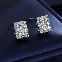 1 par de pendientes de mujer, pendientes elegantes personalizados y de moda adecuados para uso diario - pendientes - Ver 9