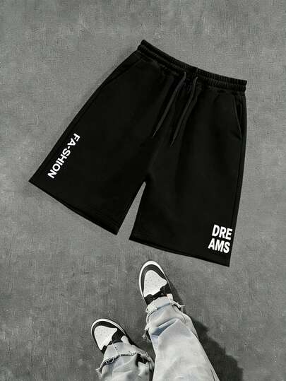 男士印花运动短裤，时尚新款设计，男友风户外健身跑步露营休闲运动短裤，男士运动服健身户外时尚必备篮球短裤