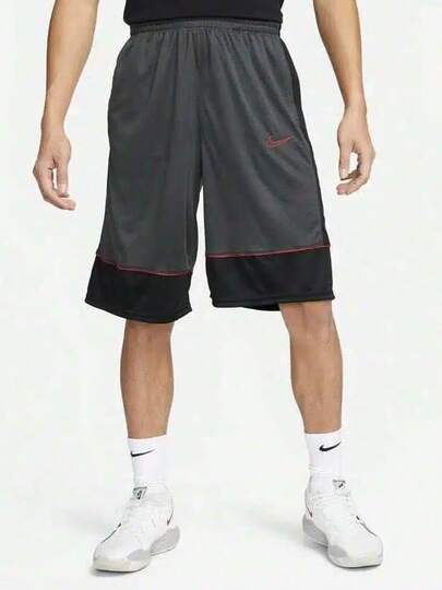  Nike Dri-Fit Dri-FIT Color Block Elastic Waist Sporty Casual Shorts For Men