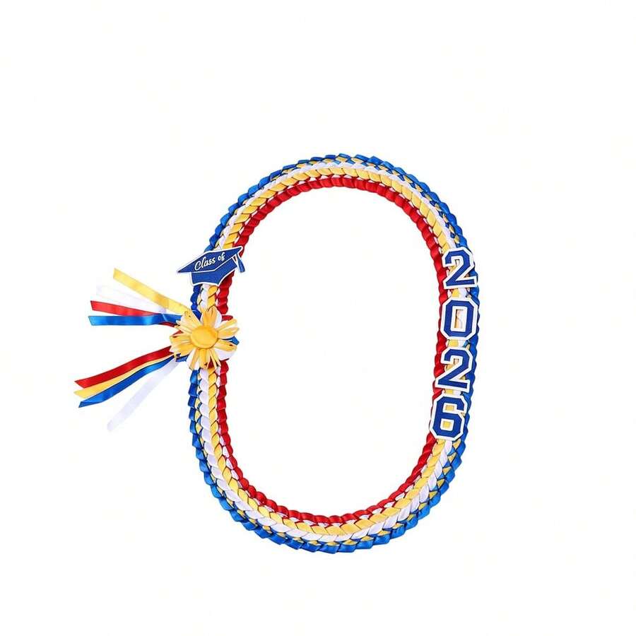 2026 Graduation Honor Rope Class Of 2026 Graduation Lei And Graduation Honor Cord Grad. Ribbon Leis Braided Necklace For Party Photography - A - View 1