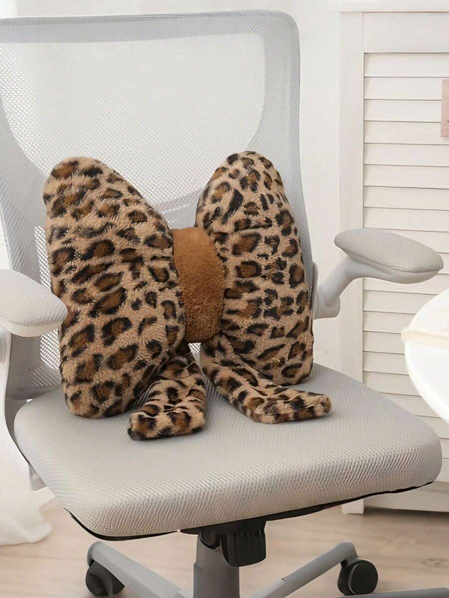 1个蝴蝶结装饰抱枕，可爱柔软毛绒靠垫，适用于沙发、卧室、客厅、家居装饰、日常聚会、婚礼、情人节、复活节和其他场合