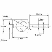 BALL AND SOCKET SYSTEM FOR BALUSTRADE WITH FLAT MOUNT USING 316 STAINLESS STEEL WIRE ROPE - A - View 5