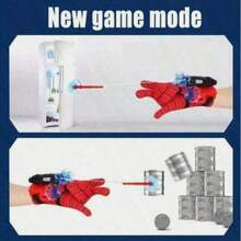 1pc New Long Range Spider Launcher - Suction Cup Launcher Game - Fashionable Spider Mask - Parent-Child Interactive Game - Birthday Gift - Spider Silk Launcher [Without Gloves] - View 3
