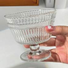 复古浮雕向日葵玻璃杯，ins风家用冰淇淋和冰棒碗，酸奶和燕麦早餐甜点碗。 - 彩色 - 查看 15