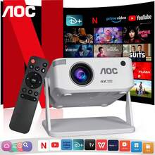 AOC 4K Support Short Throw Smart Projector With Native 720P And Auto Keystone Correction, Android 11.0 Portable Home Theater Projector For Bedroom, Office And Outdoor Movie Nights - 美規A型插(110-127V) - 查看 6