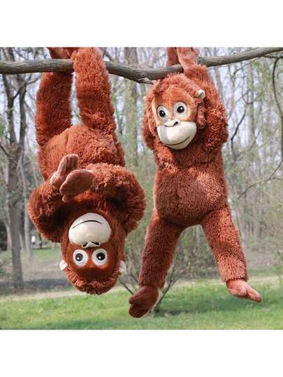 逼真毛绒大猩猩抱枕和墙饰 - 圣诞节、周年纪念日和节日的理想之选