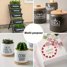 15 miếng decal vinyl vĩnh cửu, thích hợp cho các dự án thủ công, dễ cắt và dễ dán. - Nhiều màu - Xem 4