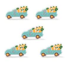 5颗复活节硅胶珠，可爱兔子造型带孔珠子，DIY串珠，手工饰品配件 - 彩色 - 查看 12