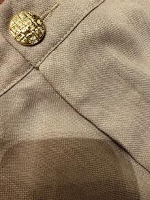 Wide-Leg Trousers With Elastic At The Back / Linen Fabric / Front Pockets / Classic SH504 Home - 杏色 - 查看 3