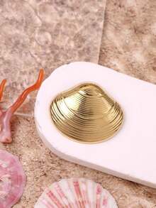 1 chiếc ghim cài áo hình vỏ sò ngọc trai bằng kim loại, ghim cài áo chủ đề đại dương mùa hè thanh lịch và sáng tạo, phụ kiện trang trí eo cho váy, áo khoác, bộ vest. - Nhiều màu - Xem 11