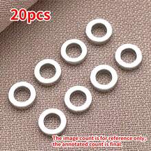 20个4/6/8/10毫米简约现代18K镀金铜、厚银和铂金光滑闭合开口圈,DIY手链、项链、耳环配件,适用于婚礼、派对和日常佩戴 - 彩色 - 查看 17