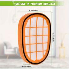 1/2/4pcs Washable HEPA Replacement Filters Suitable For Max Vacuum Cleaners FC6802, FC6812, FC6813, FC6814, FC6822, FC6823 And Other Models - View 2