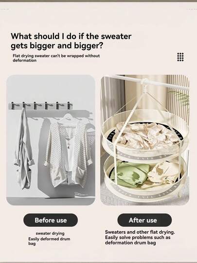 This All-In-One Multi-Layer Clothes Drying Rack/Pillow, Foldable Washing Machine Drying Rack, Is Used For Drying Underwear, Shirts, Toys, And Clothing. Individually Packaged, It Is Suitable For Drying Clothes On A Home Balcony.